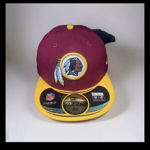 Washington Redskins New Era 59fifty Fitted Hat Size 6 7/8